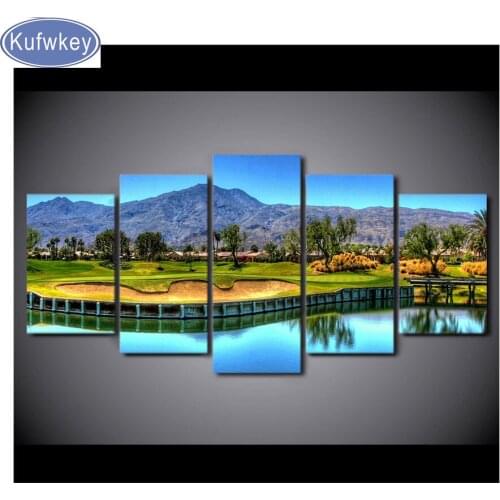 Full Square/round 5D DIY Diamond Painting 5 piece Sea Wave Landscape Diamond Embroidery sale Cross Stitch kit,Mosaic,home decor