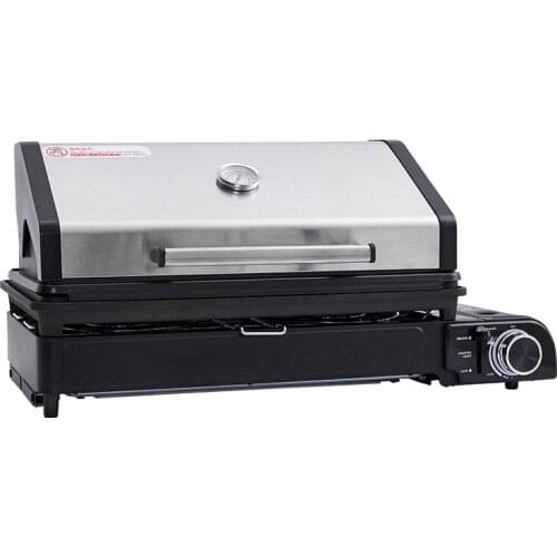 Portable Gas Stove Outdoor Grill Multifunctional Camping Grill Gas Stove Smokeless Windproof Grill Fish Grill Grill Pan 2.7kw