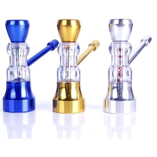 Removable Smok Metal Mini Pipe Portable Tobacco Pipe Creative Smoking Pipe Herb Tobacco Gift Narguile Smoke Random Delivery