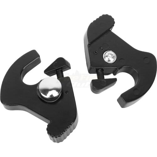 Motorcycle Backrest Detachable Rotary Sissy Bar Luggage Racks Latch Latches Clips Kit For Harley Electra Road Street Glide