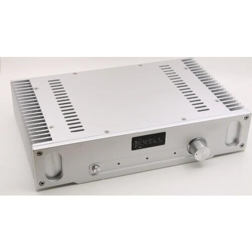 Silver All-Aluminum Power Amplifier /Chassis Class A Amplifier Enclosure/ DIY HiFi Case Box For 1969 Power Amp