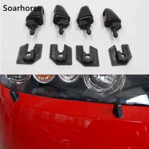 Soarhorse Car Headlight Washer Nozzle Jet Sprayer With Base For Mazda 6 VI GG GY 2002 2003 2004 2005 2006 2007