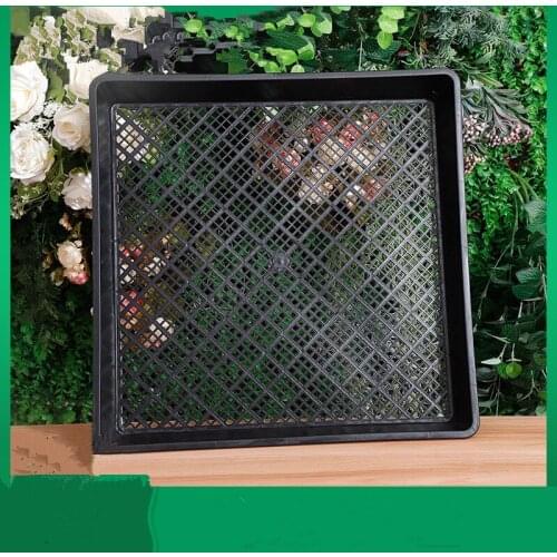 Seedling Starter Nursery Pots Square Plate Rectangle Garden Pots Planters Tray Flat Plant Flowerbed Seed Germination