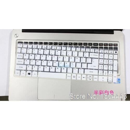 15.6 inch laptop Keyboard Cover Protector Skin for Acer Aspire EX2511G T5000 K50 E5-573G E15 F5-572G E5-552G