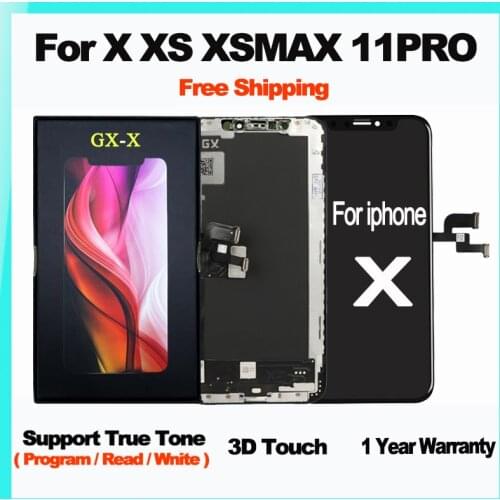 NEW GX Screen Factory sales For iPhone X GX OLED Hard XS 11 Pro Display Digitizer Assembly LCD For iPhone X Display GX Soft X XS