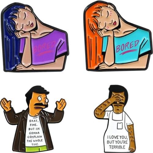 Anime Pins Brooches Enamel Badges For Backpack Cute Womens Anime Badges Enamel Pin Brooch For Clothes Aesthetic Enamel Badges