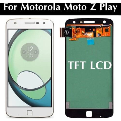 5.5" LCD For Motorola Moto Z Play XT1635-02, XT1635-01 LCD Display Touch Screen Digitizer Assembly Replacement