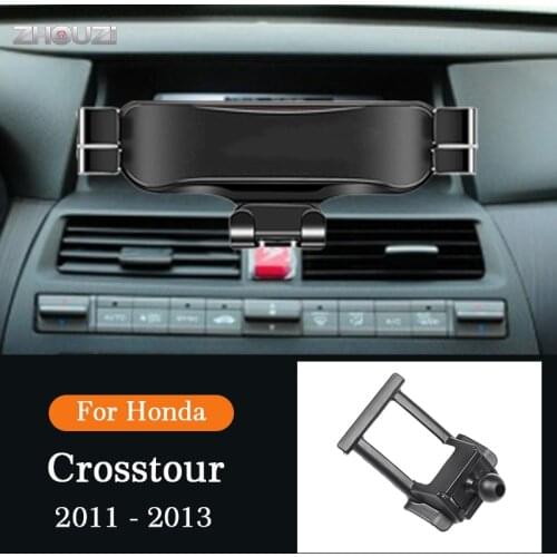 Car Mobile Phone Holder Air Vent Outlet Clip GPS Stand Gravity Navigation Bracket For Honda Crosstour 2011-2013 Car Accessories