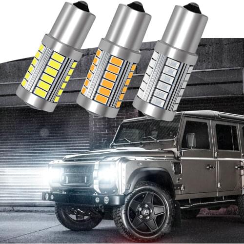 White Red Yellow 1156 BA15S 1157 BAY15D 7443 3157 P21W 33SMD Car Brake Light Tail Lamps Turn Signal License Plate Reverse Bulbs