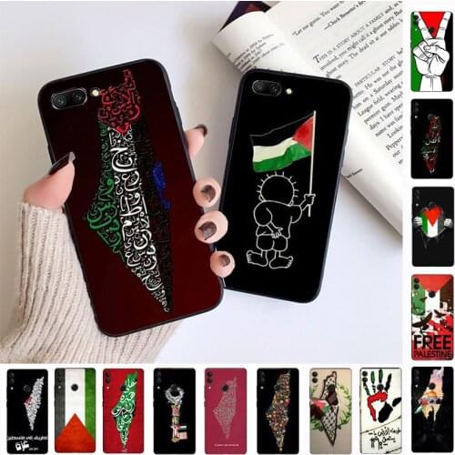 Palestine flag Broadsword Free Design Soft Phone Cover For huawei honor 10 10i 8c 8A 8X 9 9lite 20 20s 20i 20lite mate20 Cases
