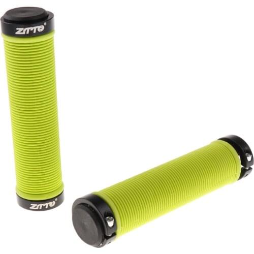Bicycle Parts Mountain Bike Handlebar Grips Silicone Gel Lock on Non slip Bicycle Grips Ends 13cm*22mm Black/Red/Green/Yellow