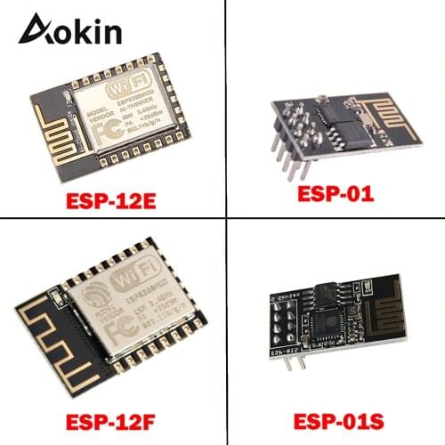 ESP8266 ESP01S ESP12E ESP12F ESP-12E ESP-01 ESP-01S ESP01 ESP-12F Remote Serial Port WIFI Wireless Module 3.3V SPI For Arduino