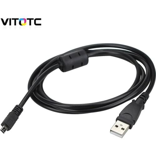 1.2m 8Pin UC-E6 Camera Data USB Cable Cord For Nikon Coolpix L19 L20 L100 S620 Compatible For Panasonic USB PC Data Charge Cable