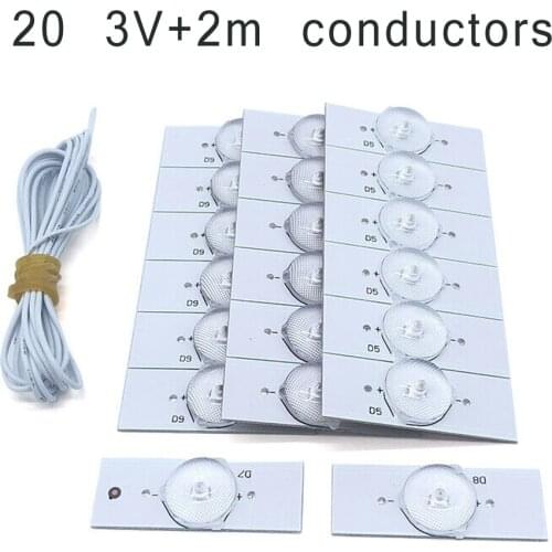 Universal SMD Lamp Beads With Optical Lens Fliter For 32-65 Inch LED TV Repair