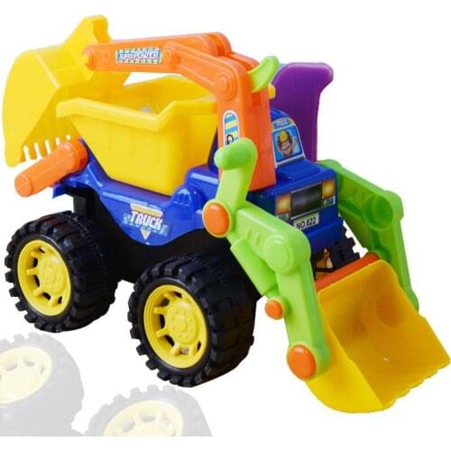 Summer Beach Sand Play Toys Children Excavator Beach Engineering Vehicle Plastic Large size Car Early Education Gift Beach Toy