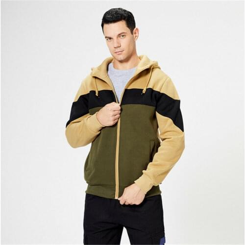 Mens Casual Zipper Hoodie Sports Workout Sweater Sweatshirt Hip Hop Warm Coat