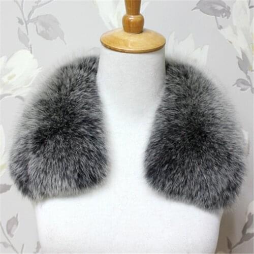 2020 new hot natural fox fur collar fashion autumn and winter fox scarf Nude bib shawl multi-color optional free shipping offer