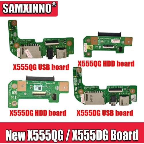 New Original For Asus X555Q X555QG X555D X555DG REV2.0 USB AUDIO CARD READER BOARD HDD Board Hard disk drive board