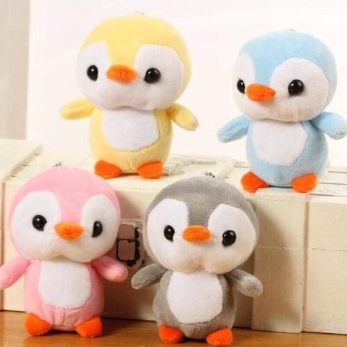New Penguin Key Ring Soft Key Chain Car Bag Accessories 1PC Gifts Toy Plush