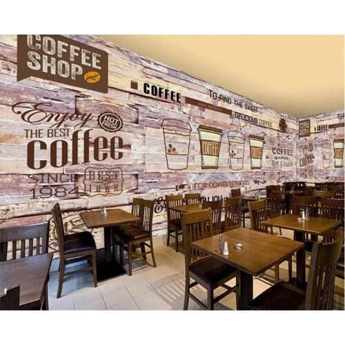 Beibehang Custom wallpaper 3d murals European and American stone wall coffee shop papel de parede mural TV background wall paper