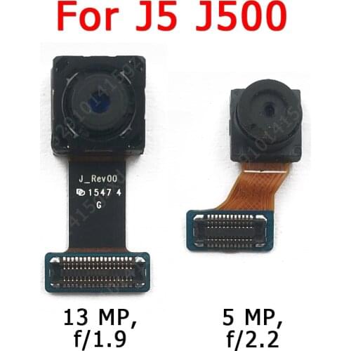 Original Front Rear View Back Camera For Samsung Galaxy J5 J500 Main Facing Frontal Camera Module Flex Replacement Spare Parts