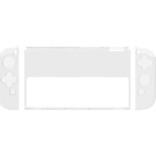 Protective Shell Transparent Crystal Case Left Right Handle Cover + Host PC for Switcholed Controller