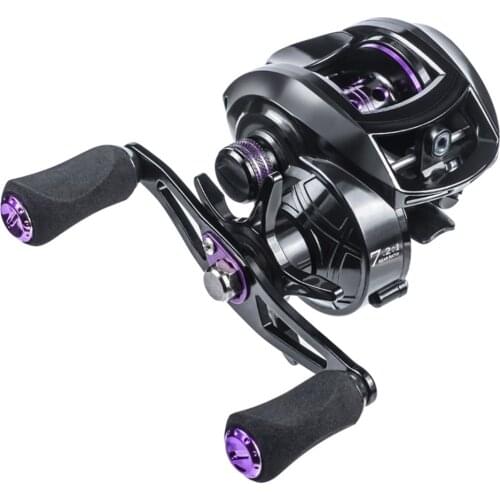 Fishing Reel High Speed Gear Ratio Saltwater Baitcasting Reel 8kg Max Drag Bait Casting Metal Spool Fishing Wheel