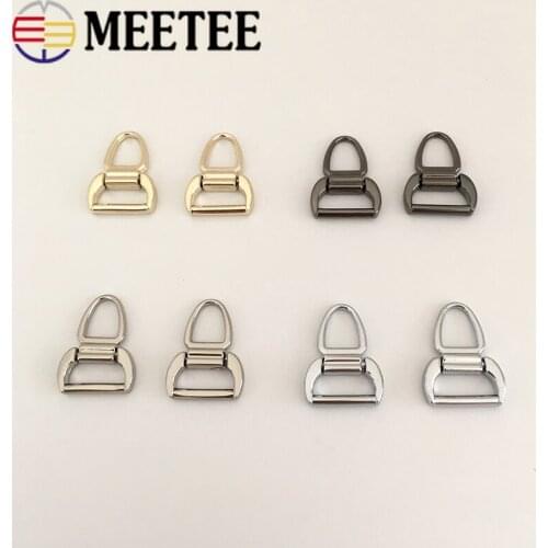 10pcs Meetee Metal Zipper Pull Sliders 5# Replacement Repair Zipper Head Tab Garment Clothes Bag DIY Sewing Accessories
