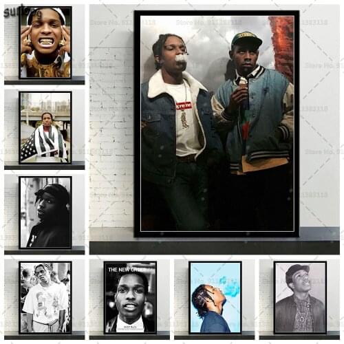 Tyler Rocky Rap Music Star Poster Prints Wall Art Canvas Painting Posters Picture for Living Room Home Decoration