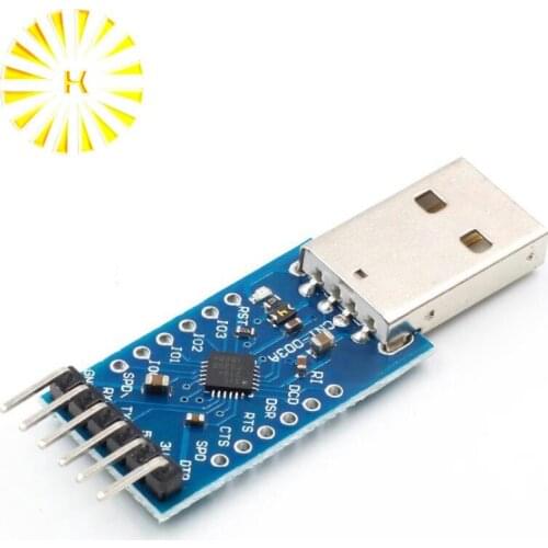 USB 2.0 to TTL UART 6PIN Module Serial Converter CP2104 PRGMR Connector