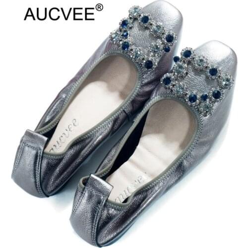 Genuine Leather Slip-on Women Flat Espadrilles Comfortable Lady Daily Casual Flat Shoes Large Size 43 Ballerinas Flats For Women