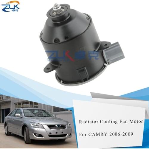 ZUK Radiator Cooling Fan Motor For TOYOTA For Camry ACV4# 2006 2007 2008 2009 For Camry Hybrid 2011-2015 For Vios 2004-2006
