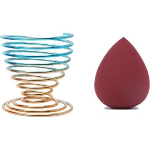 1 Set Colorful Beauty Egg Bracket Dryer Cosmetic Makeup Sponge Gourd Powder Puff Rack Organizer Box Shelf Holder Storage Tools