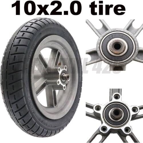 10x2 tyre for Xiaomi Mijia M365 Electric Scooter 10 inches nylon tire wheel hub Upgraded Thicken wear resistant Wheel Tyre