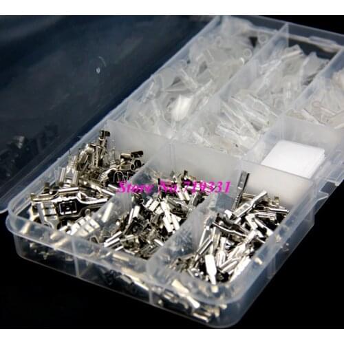 150sets Micro Min 6.3mm 4.8mm 2.8mm Electrical automotive wiring connectors Kits Female socket for Motorcycle Car each 50sets