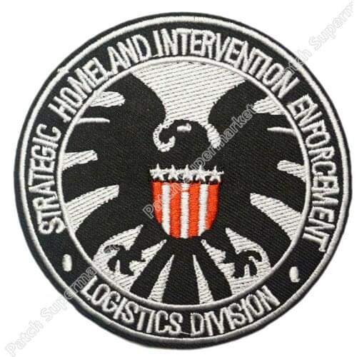 3" Homeland Enforcement TV Movie Embroidered LOGO Iron On Patch Goth Punk Rockabilly Custom patch available