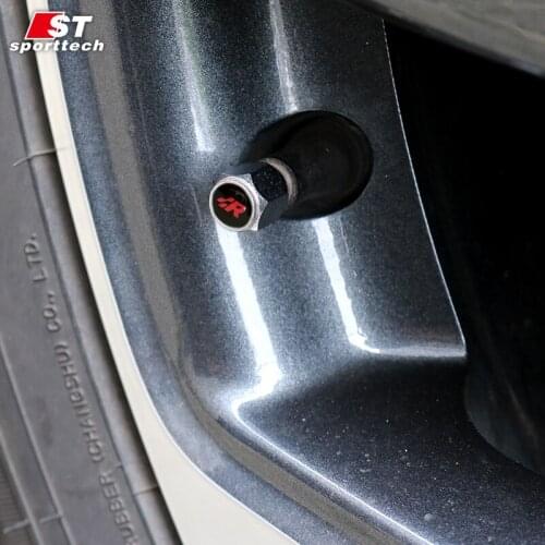 4pcs/set Car Accessories Aluminum 3D Car Wheel Tires Valve Caps For Honda Auto Airtight Stem Air Caps For Nissan ForToyota ForVW