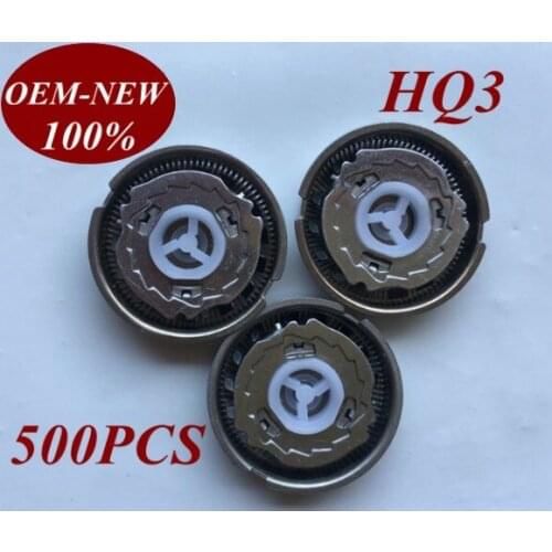 500pcs Replacement Shaver Head HQ3 razor blade for philips HQ56 HQ55 hq54 HQ4 HQ6940 HQ6970 HQ6990 HQ902 HQ904 HQ906 HQ912