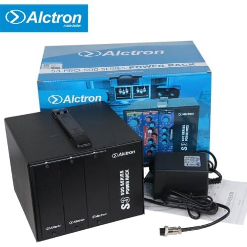Alctron S3 500 Serious power rack,500 Series Modules, with Phantom Power and XLR for recording and stage performance