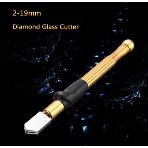 1PCS Upgrade Diamond Glass Cutter 2-19mm 175mm Carbonization Tungsten Alloy Glasses Cutters For Hand Tool Glass Cutting