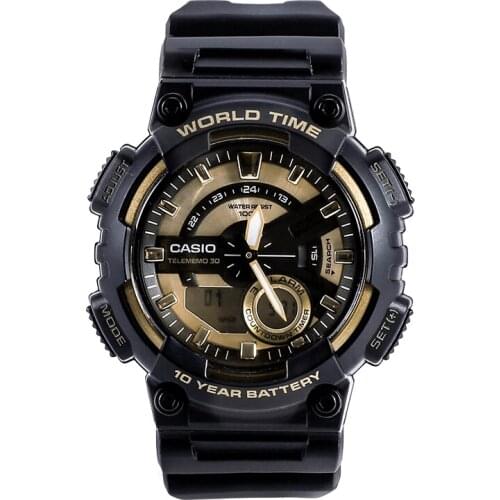 Casio Watch Outdoor sports waterproof electronic watch mens Watch AEQ-110BW-9A