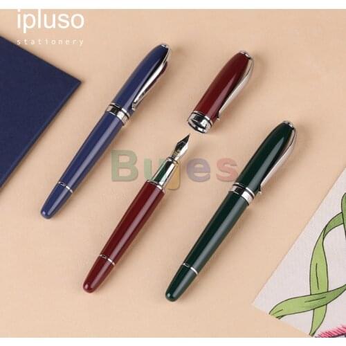 Ipluso Andy Series Ink Pen Gift Box,Student Calligraphy Pen,Adult Business Office Signature Pen,Leather Pencil Case,Fountain Pen