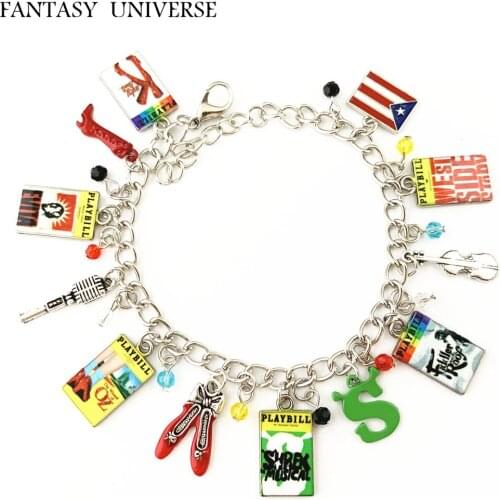 FANTASY UNIVERSE Freeshipping 20pcs Broadway Charm Bracelet HRHRAA088