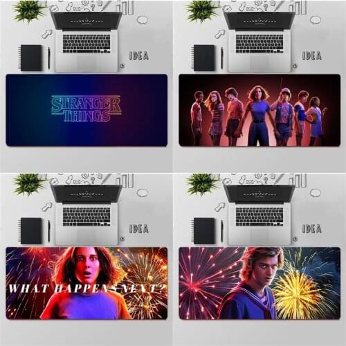FHNBLJ High Quality Stranger Things Natural Rubber Gaming mousepad Desk Mat Rubber Computer Gaming mousepad