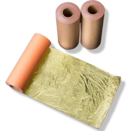 Art Craft Paper Imitation Gold Leaf - Gilding Copper Roll Foil One kind of Beautiful decoration material