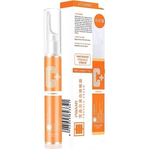 15ml Instant Blemish Removal Gel VC Whitening Freckle Serum Strong Effect Whitening Cream Brighten Skin Face Care Cream