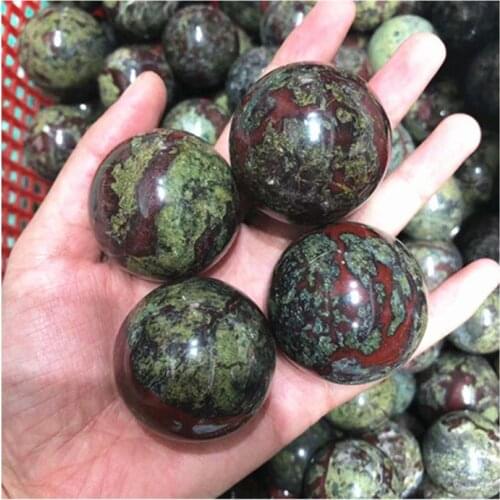 Dragon Blood Stone Ball Crystal Healing Spheres For Decoration