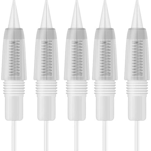 20 pcs Integral Needle Cartridges MTS Semi Permanent Makeup Tattoo Machine Spare Parts 1R 3R 5R 5F 7F Nano
