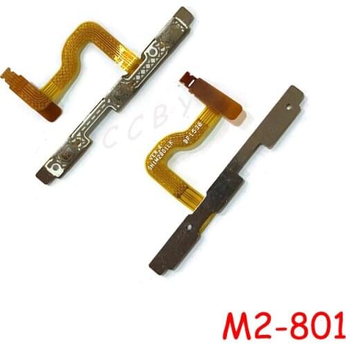 Power ON OFF Volume Up Down Side Button Switch Key Flex Cable For Huawei MediaPad M2 M2-801W M2-802L M2-803L