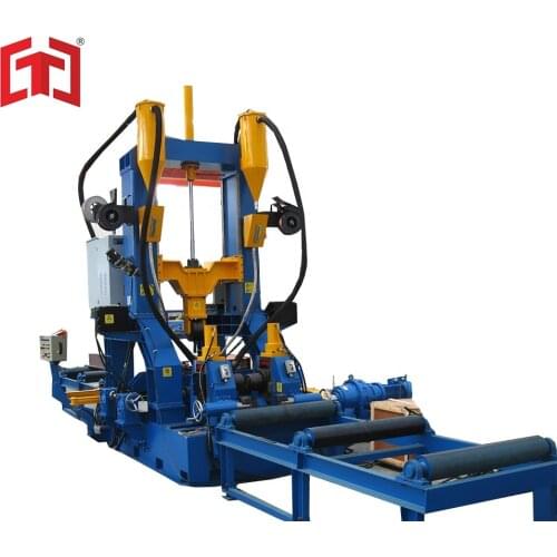 H-beam fabrication machine (Assembly, welding and straightening)